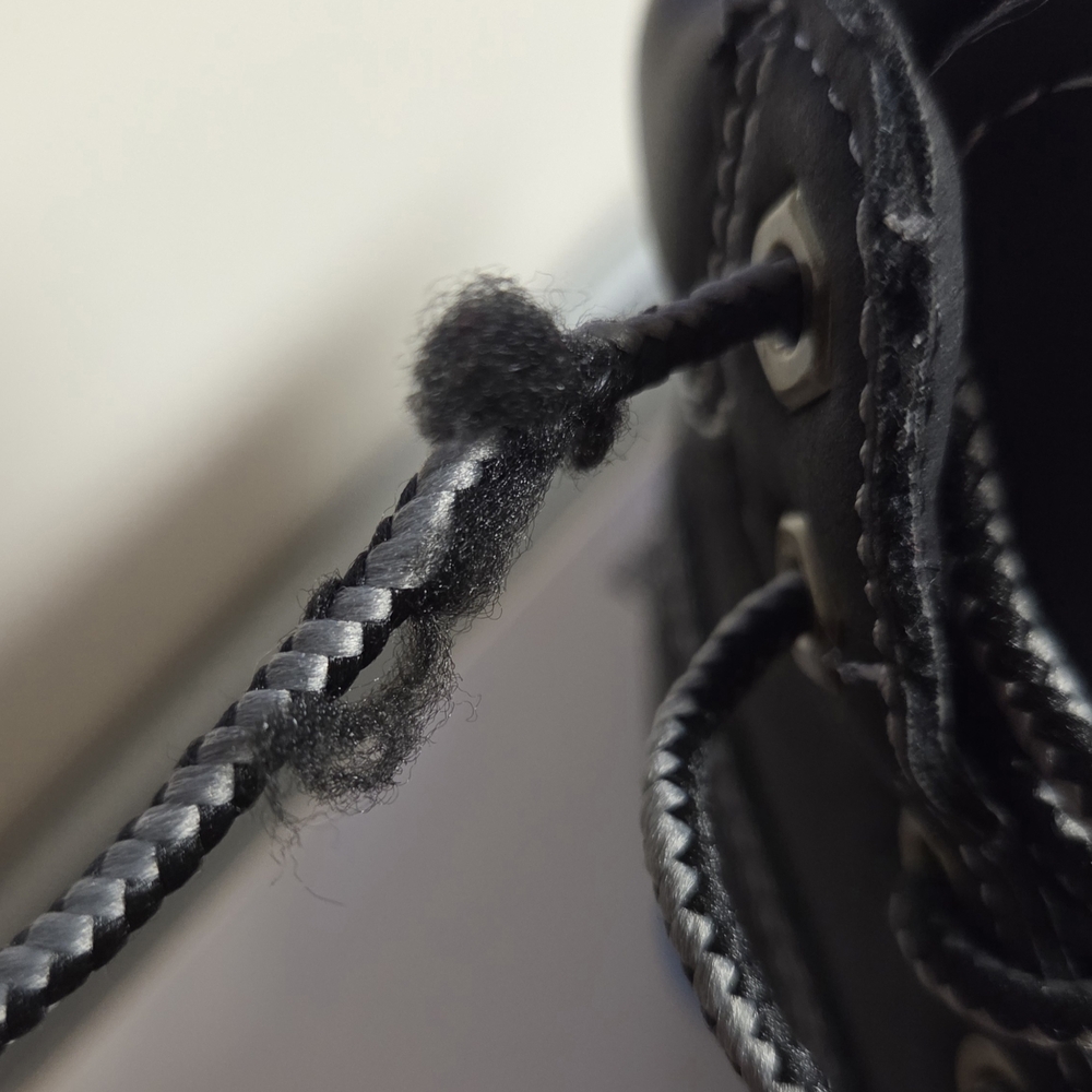 Kids Black Lace Up Boots - Picture 3 of 4